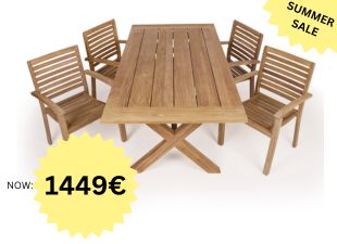 Benjamin Sun Lounger WHITE